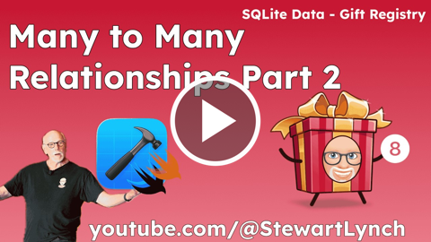 SQLiteData Part 8  Occasions and Many To Many Relationship Part 2