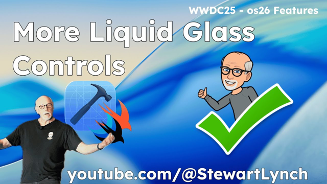 More Liquid Glass Controls