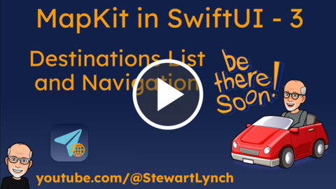 MapKit: DestinationListView and Navigation